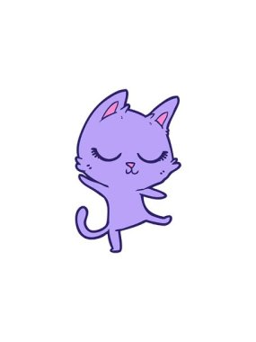 sakin kedi çizgi filminin radyoaktif parlayan animasyonu