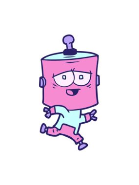 Cyborg çizgi filminin ışık efektleri