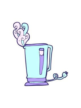 Titreyen hareketler, karikatür çizimi.