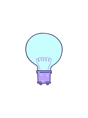 Elle çizilen garip çizgi film ampullerinin satış flaş animasyonu