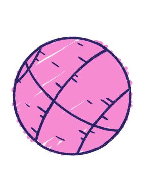 Basketbol Tebeşir çizgi filminin hareketli animasyonu