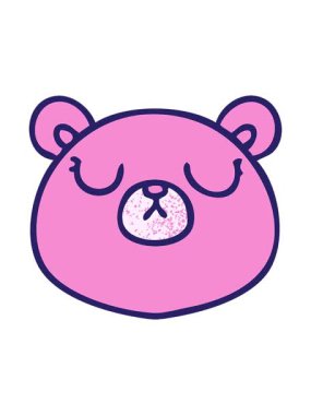 el çizimi çizgi film ayısının hareketli animasyonu