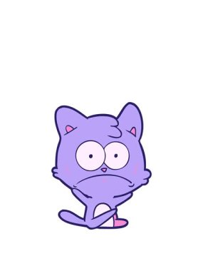 Gergin bir kedinin çizgi filminin animasyonunu uzatıyorum.