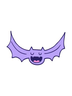 Bir yarasanın canlandırma efektini piksel hale getir