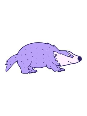 çizgi film porsuğunun animasyonunu durdur ve durdur