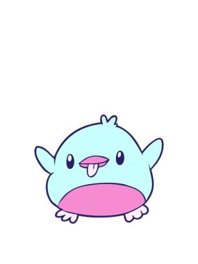 Sevimli penguen çizgi filminin animasyonunu genişletiyorum.