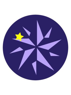 Parlayan yıldızlar bir yıldızın ikonik dövme çiziminin animasyonunu etkiler