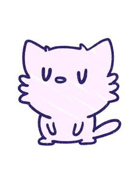 Cat Chalked çiziminin hareketli animasyonunu oynat