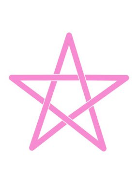 pentagramın pixelize etkisi canlandırması