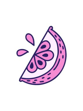 Bir dilim limon görüntüsünün dönen hareket animasyonu