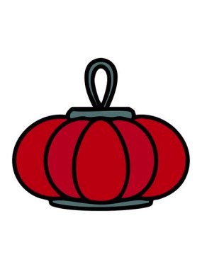 Japon tarzı renkli kağıt fenerin neon ışık efektleri