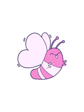 Kelebek çizgi filminin gösterişli satış animasyonu