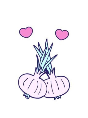 dönen kalpler çizgi film animasyonu karalama soğanı