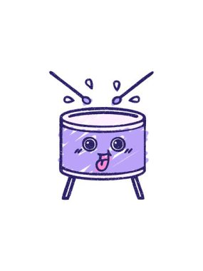 Drum Tebeşir Çiziminin yıldız patlaması etkisi animasyonu