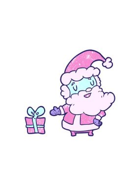 Şimdiki Noel Baba çizgi filminin gösterişli satış animasyonu