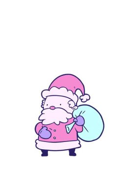 Bir çizgi film Noel Baba 'nın yükselişi ve yüzüşü