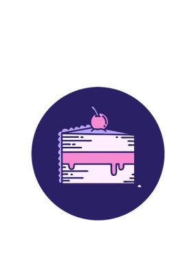 Pasta çemberi işaretinin zıplama hareketi canlandırması