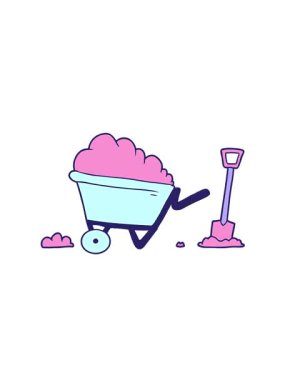 Çizgi film el arabasının yükselişi ve yüzüşü