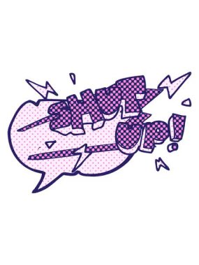 freehand çizilmiş çizgi roman konuşma baloncuğu çizgi filminin canlandırma efekti kapa çeneni simgesi