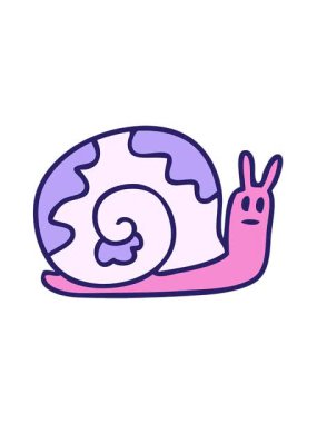 El çiziminin hareketli animasyonunu salyangoz şeklinde salla