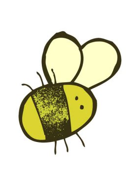 Çizgi film küçük arısının renk animasyonu değişiyor