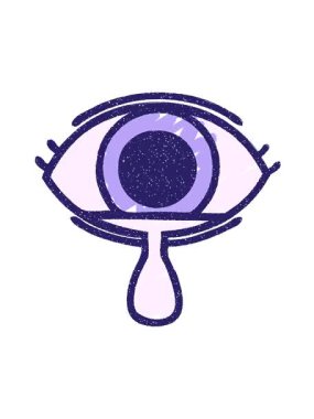 Okült Göz Çiziminin titreşimli hareketi