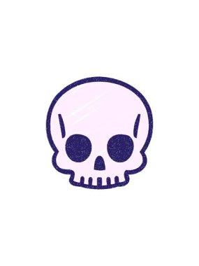 Ürkütücü Kafatası Tebeşir Çizim Tasarımı 'nın gösterişli satış animasyonu