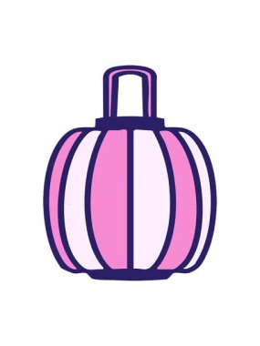 Geleneksel bir Japon kağıt fenerinin pikselleşme efekti