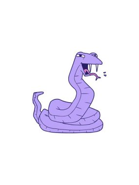 Yılan resminin yıldız patlaması etkisi canlandırması