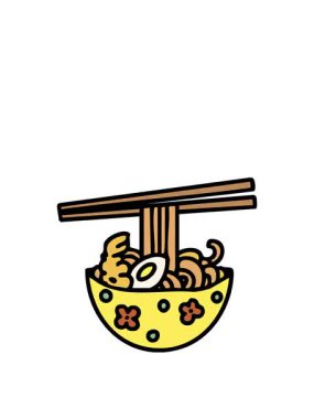 Japon yemeklerini yemek çubuklarıyla desenli kasede zıplayarak hareket ettiriyorlar.