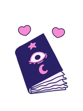 dönen kalpler göz küreli ürkütücü bir büyü kitabının animasyonu