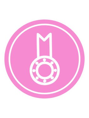 Madalya ödülü simgesinin hareketli animasyonu