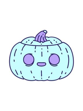 Cadılar Bayramı Balkabağı çizgi filminin basınçlı animasyonu