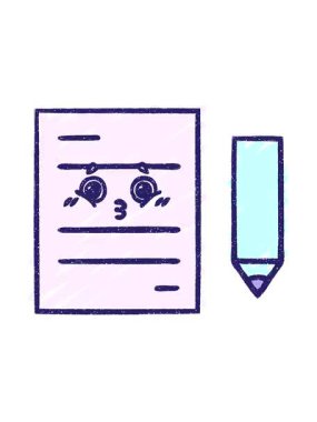 Kağıt Tebeşir Çizim Tasarımı 'nın pixelize etkisi canlandırması