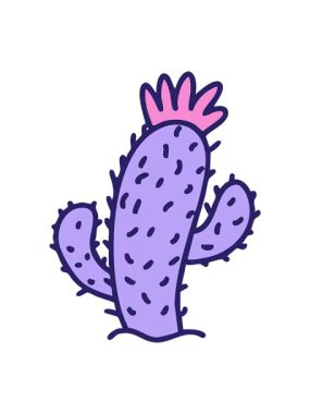 Geleneksel çiçek açan kaktüs bitkisinin parlak ışık efekti