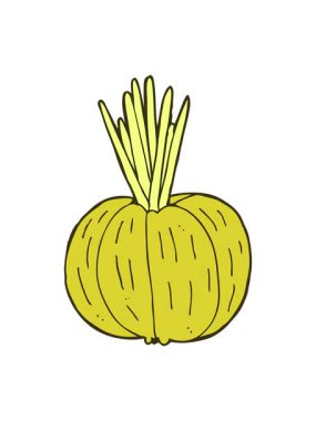 Sebze çizen çizgi filmin renk animasyonu değişiyor