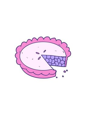 Yaban mersinli turta çizgi filminin bölünme etkisi