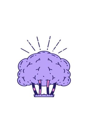 geleneksel dövme stili ağaç tasarımının hareketli animasyonu