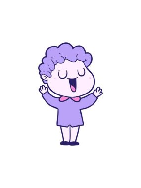 Gülen adamın hareketli animasyonu