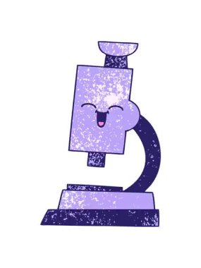 Mikroskobun eski grunge dokusunun titreyen hareketli animasyonu