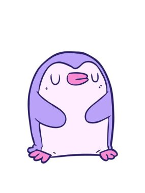 Çizgi film pengueninin animasyonunu genişletiyorum.