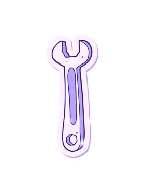 Çizgi film anahtarının yapıştırmasının parlatıcı etkisi