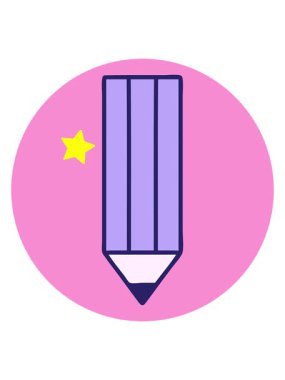 Parıldayan yıldızlar, bir kalemin ikonik dövme şeklindeki görüntüsünün canlandırılmasını etkiler.