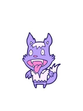 Yanıp sönen radyal çizgiler cadılar bayramı kurtadamının çizgi film animasyonu