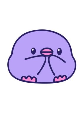 Yavru kuşun titreşimli hareket animasyonu