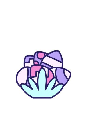 Sevimli dekoratif yumurta tasarımının yükselişi ve yüzen animasyonu