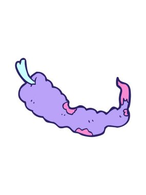 Karikatür kırmızı biberinin basınçlı animasyonu