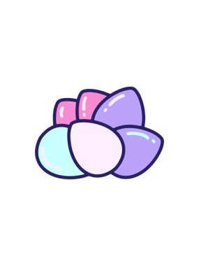 eğlenceli paskalya yumurtaları dizaynının yıldız patlaması etkisi