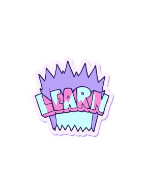 Çizgi film öğrenme simgesinin canlandırma efekti