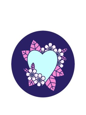 Botanik çiçeklerinin kalbinin animasyonunu genişletiyor.